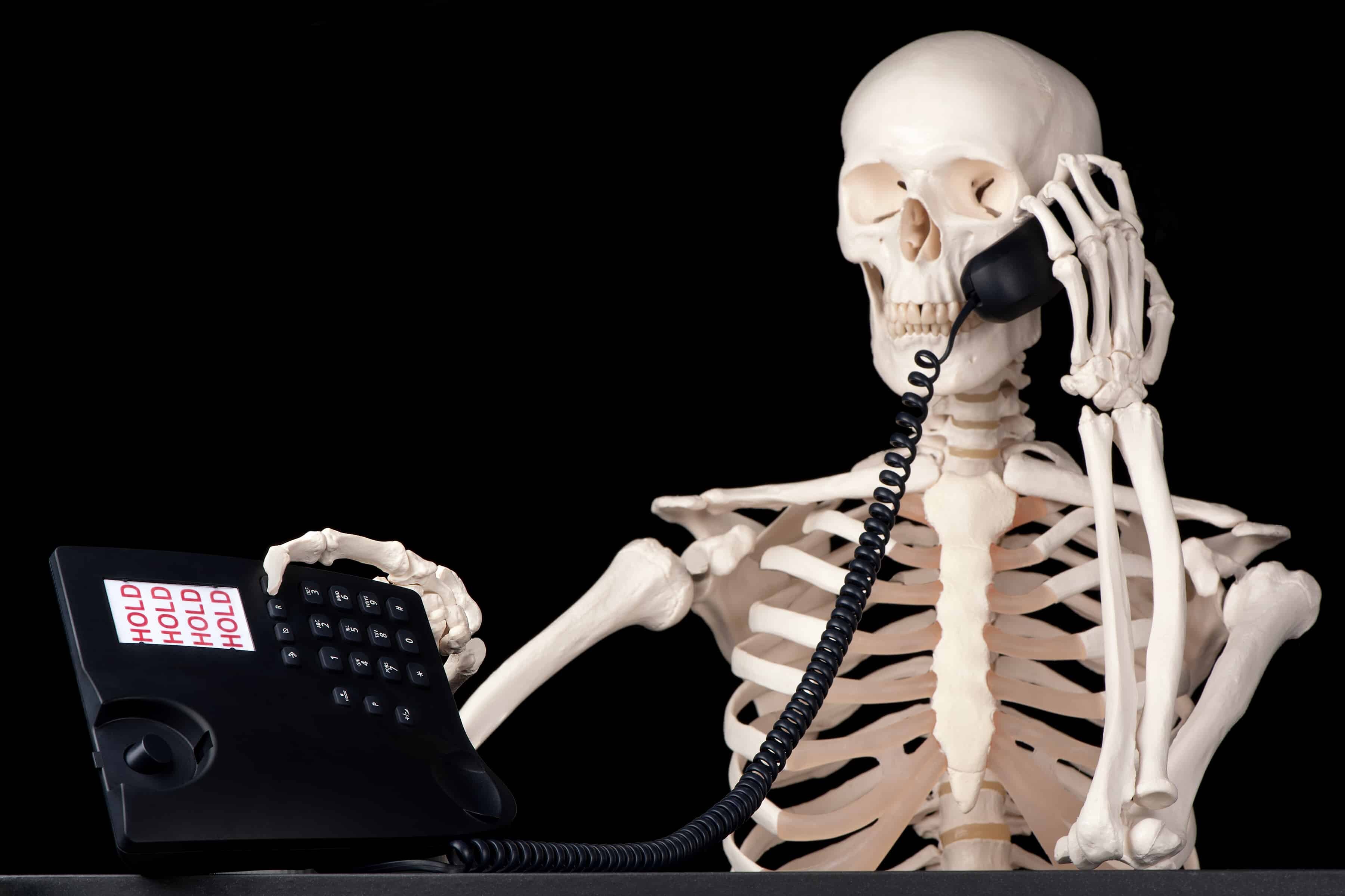 stuck on hold