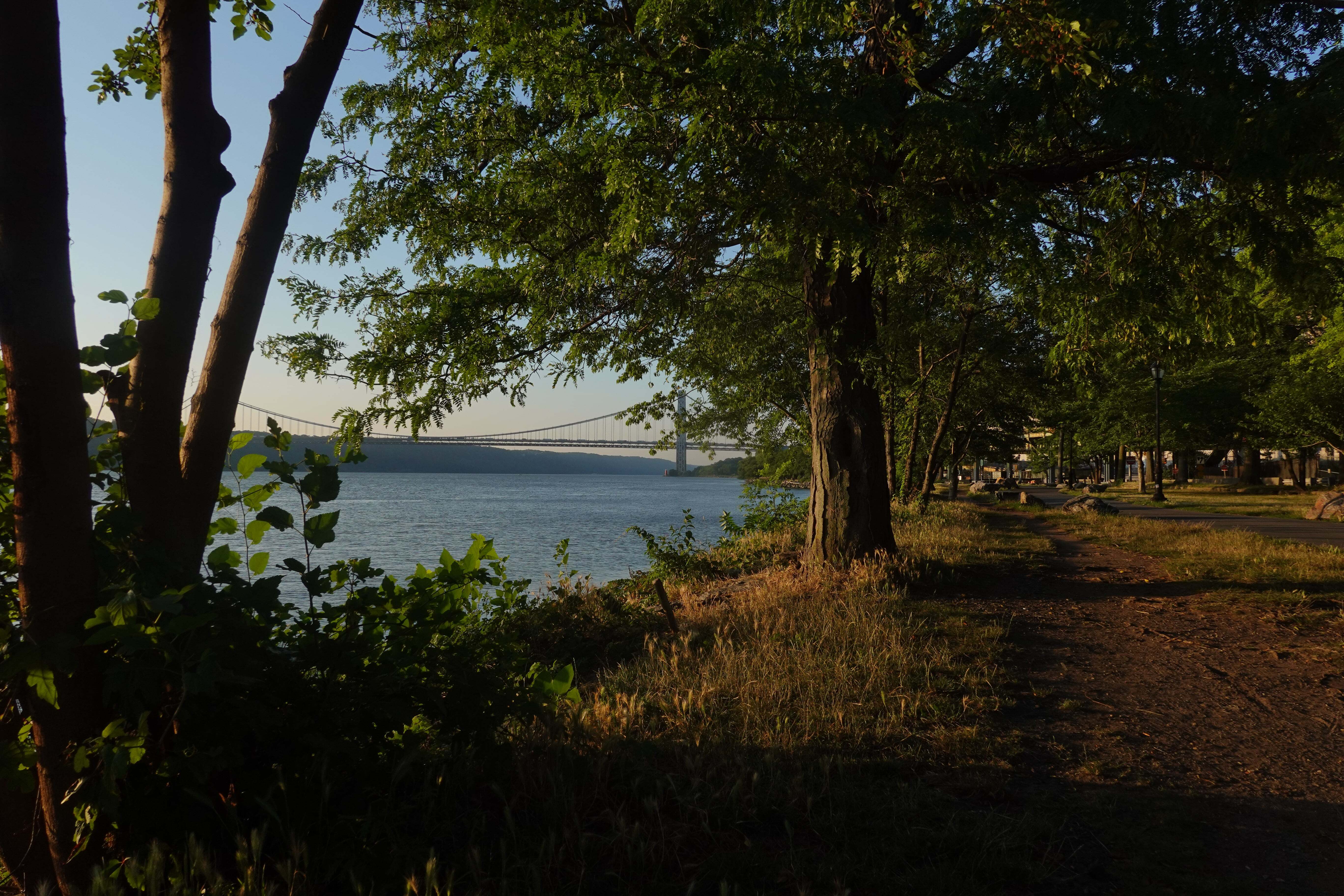 george washington bridge and riverside park