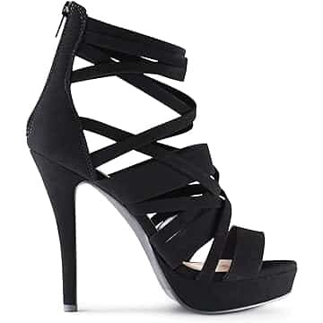 platform cage stilettos