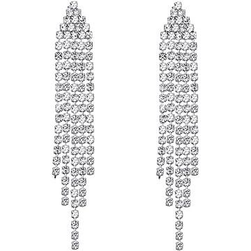 diamond dangly earrings