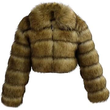 cropped fur jacket